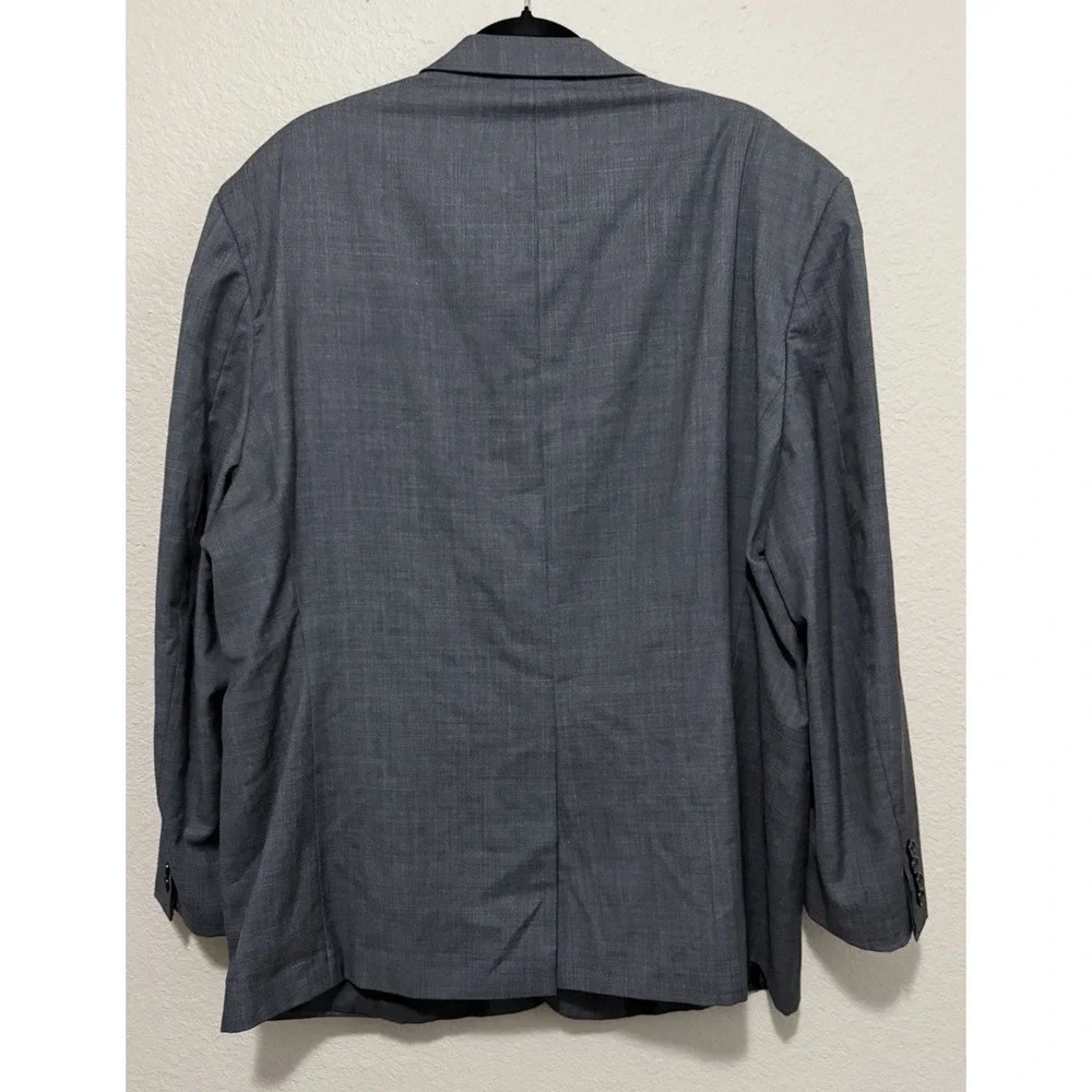Lauren‎ Ralph Lauren Blazer Men's 50R Gray 2 Button Suit Jacket Wool